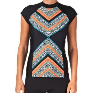 Curl Women's Gypsy Queen Cap Sleeve Rash Guard
